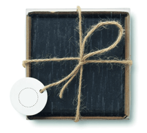 Untersetzer aus Schiefer mit EVA-Boden